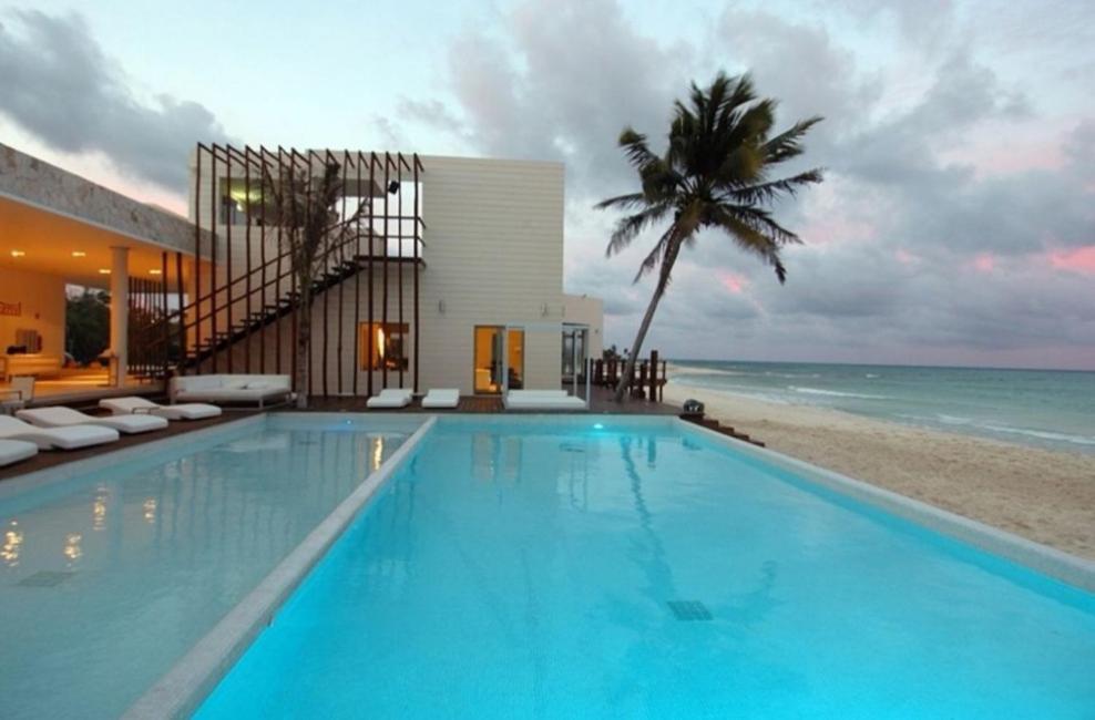 Beachside Corasol El Amanecer De Frida Para 2 Personas Плайя-дель-Кармен Екстер'єр фото